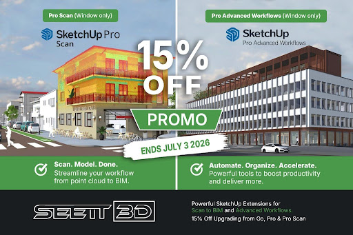 SketchUp Pro Scans and Advanced Workflows for point cloud and Revit workflows